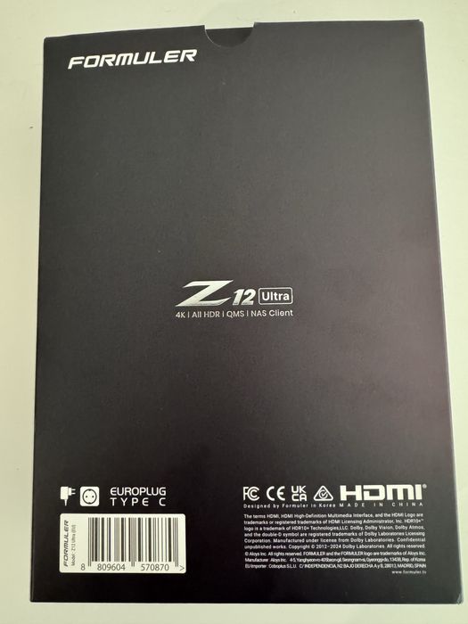 Formuler Z12 ultra