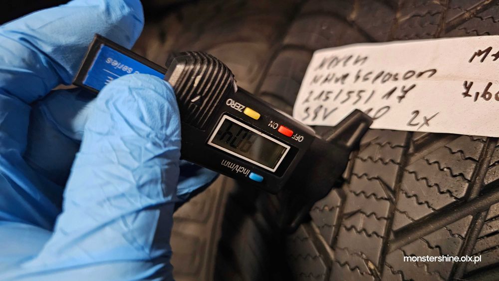 2x Nexen Nblue4season 215/55/17 opony wielosezonowe 7,62/`20/jakNowe