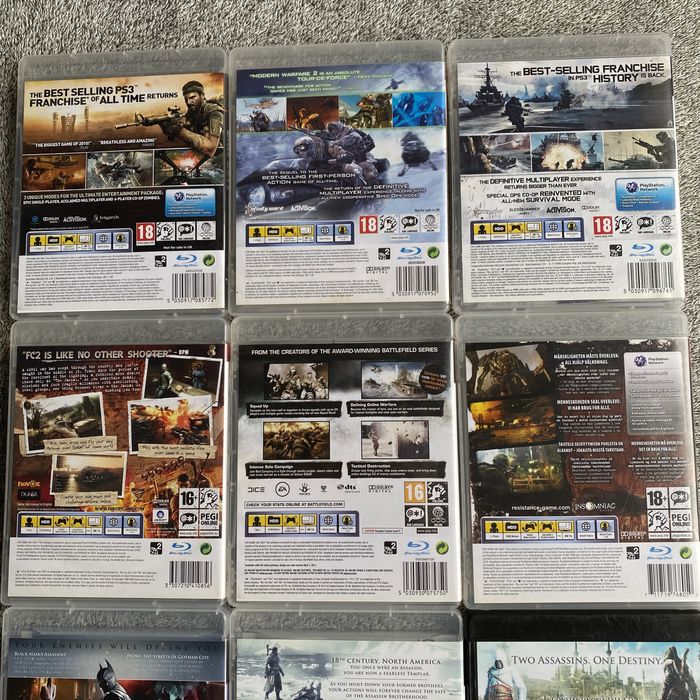 Диски с играми на PS3 лицензия