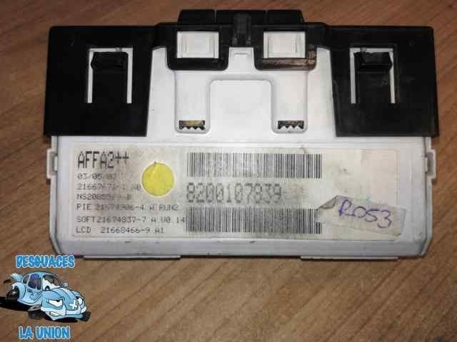 ECRÃ MULTIFUNÇÕES RENAULT CLIO III 2006 -8200107839