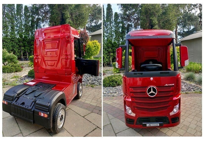 Auto na Akumulator Mercedes Actros Czerwony