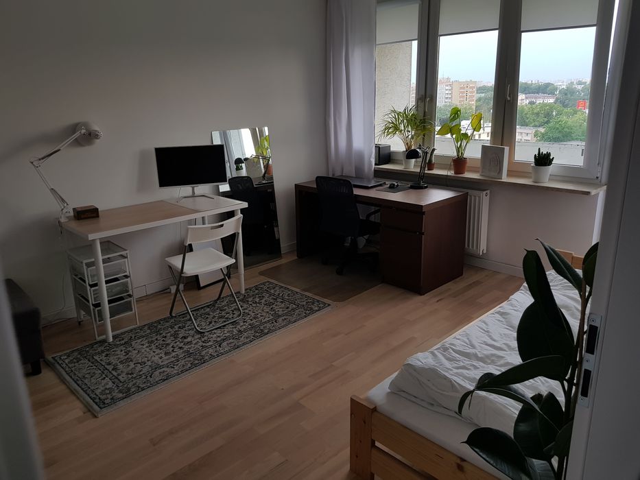 Duży pokój 16m2 na Woli z balkonem