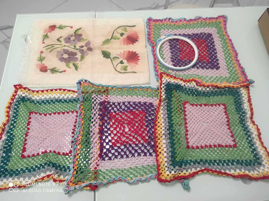 Схеми для вишивки. Салфетки гачком.