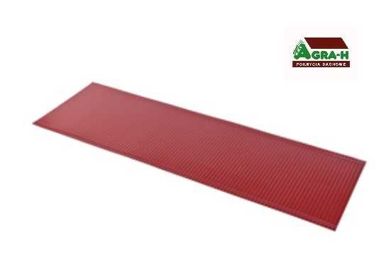 Kosz dachowy aluminiowy Braas RAL 3011 2 mb szerokość 50 cm
