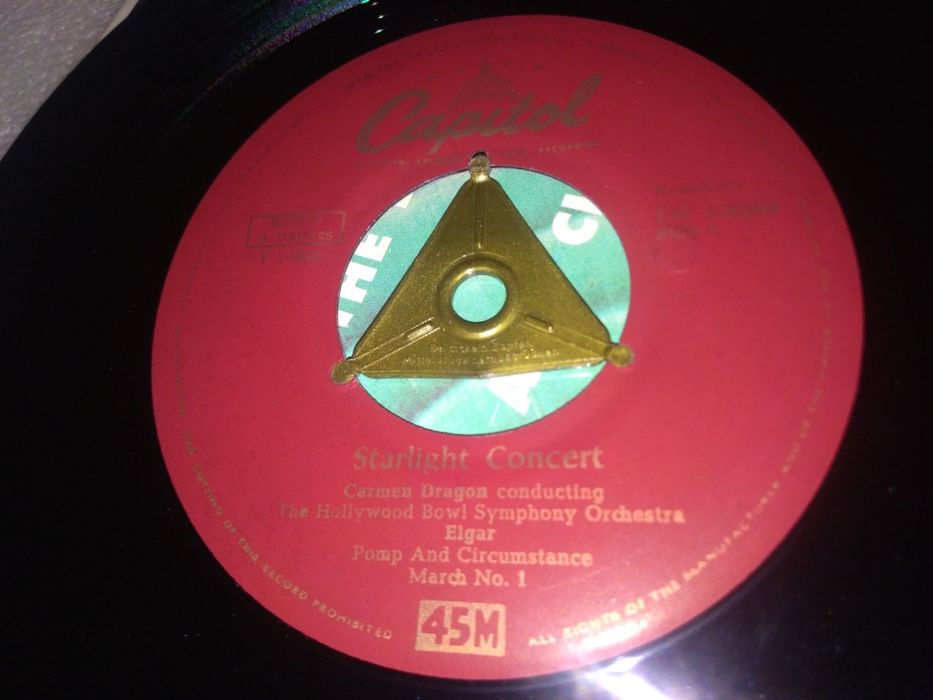 Raro Vinil single Carmen Dragon Conducting The Hollywood Bowl Symphony