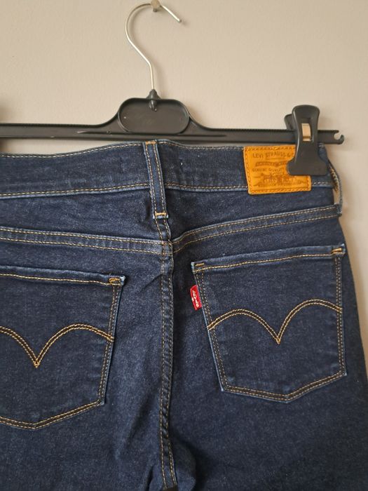 Levi Strauss & co spodnie jeansowe 26 levis granatowe xxs/xs 32/34