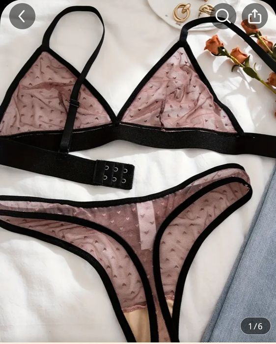 Женское белье комплект ( бюсгалтер и трусики ).