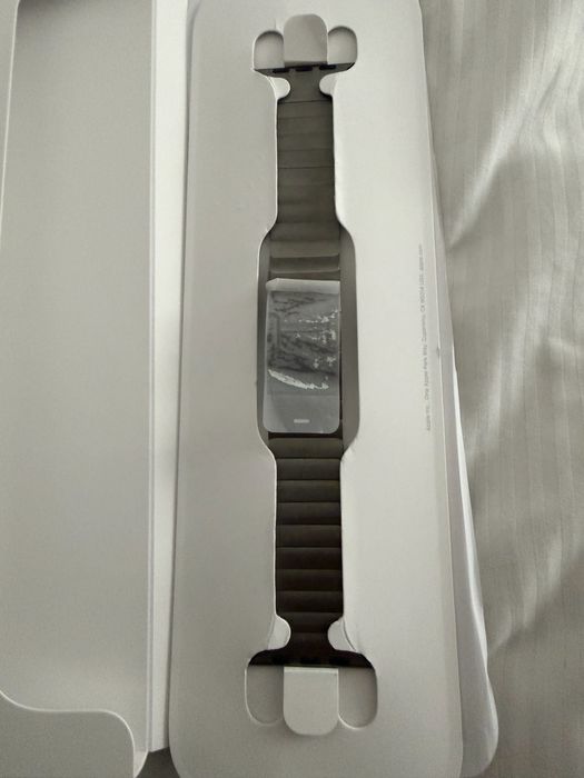 Oryginalna bransoleta panelowa do apple watch kol.naturany tytan 42 mm