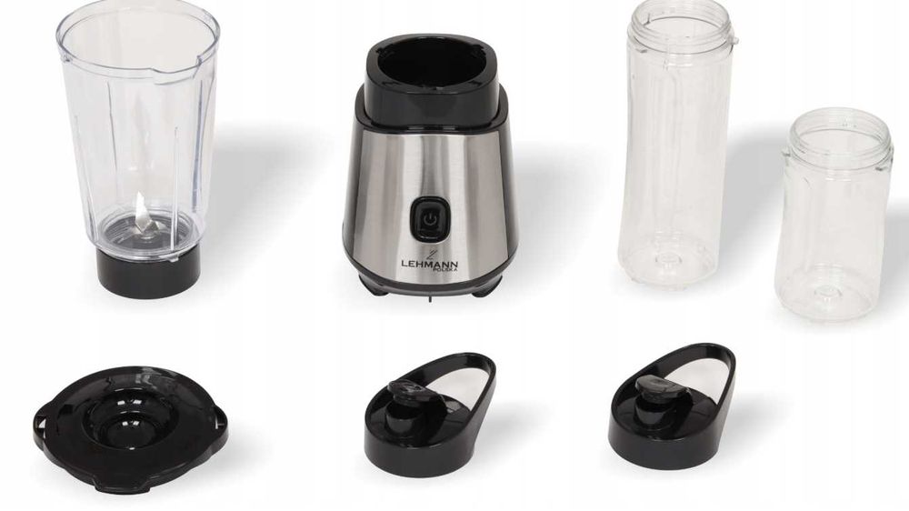 Blender kielichowy Lehmann Smoofit 1200W + 2 bidony