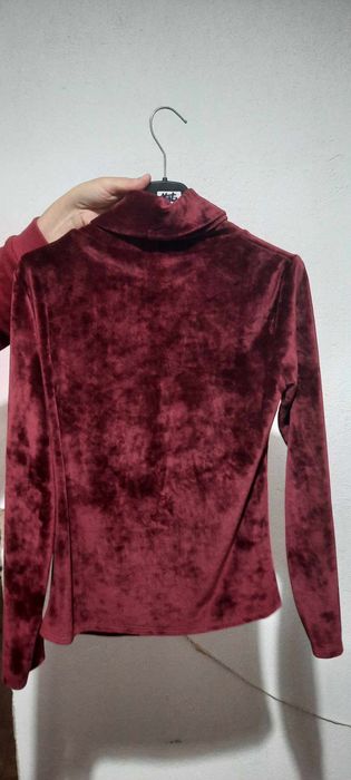 Camisola de veludo em bordo