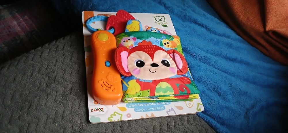 Brinquedo livro bebé 3 meses