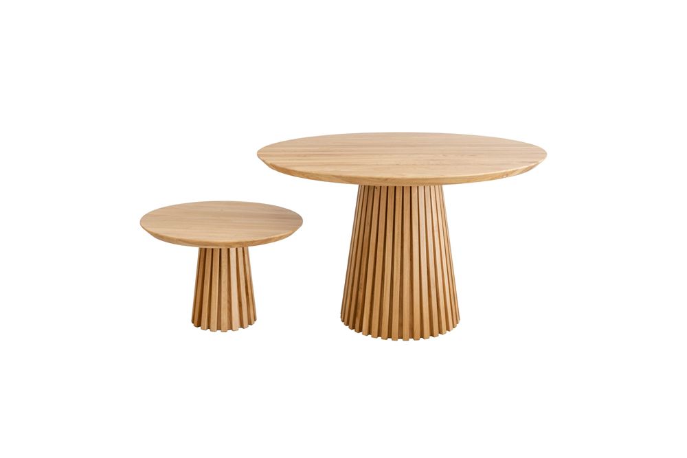 Stół okrągły rozkładany Fi 120+50 drewniany,lity,podstawa,lamele