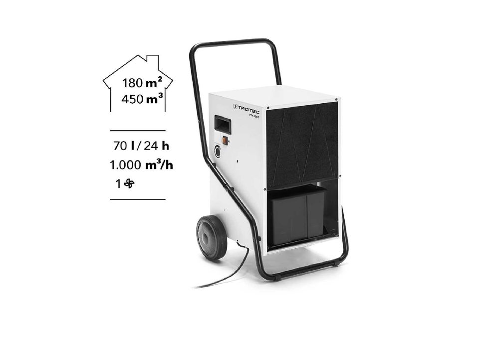 Osuszacz Master Trotec nagrzewnice, wynajem wypożyczalnia Lublin tanio
