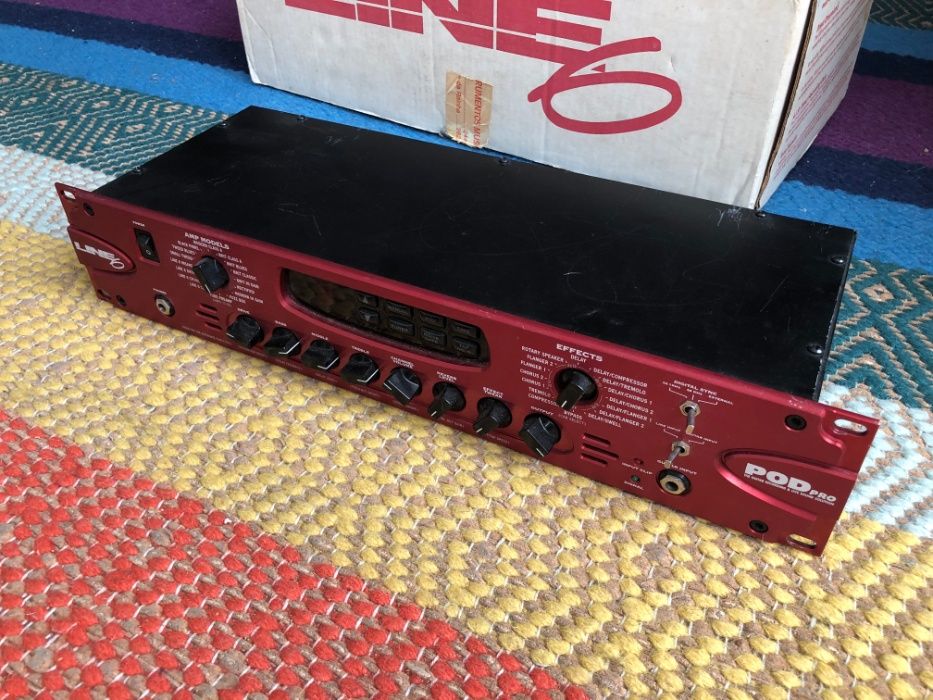 Line 6 Pod Pro RACK Efeitos e Simulação de Amplificadores