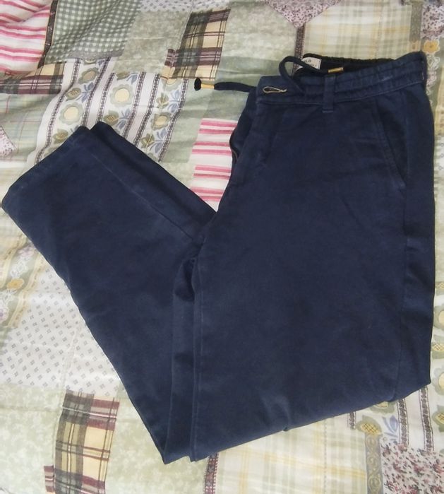 Calça chino Springfield azul tam S
