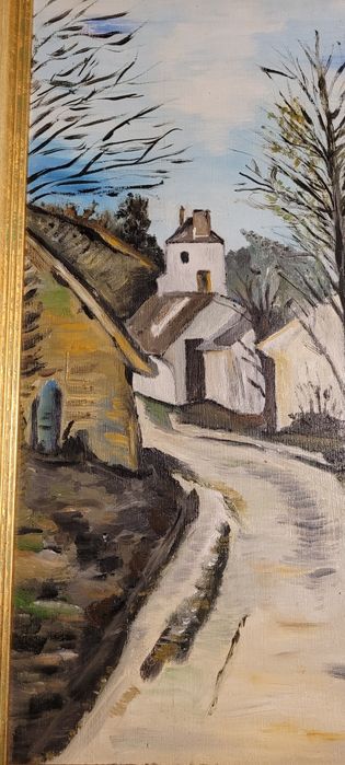Malowany obraz 64x44 cm.