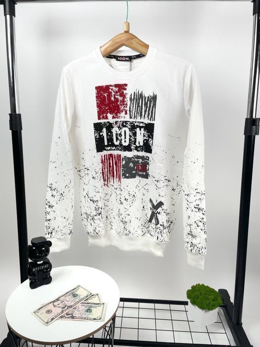 MOSCHINO мужской брендовый свитшот кофта реглан батник мужской