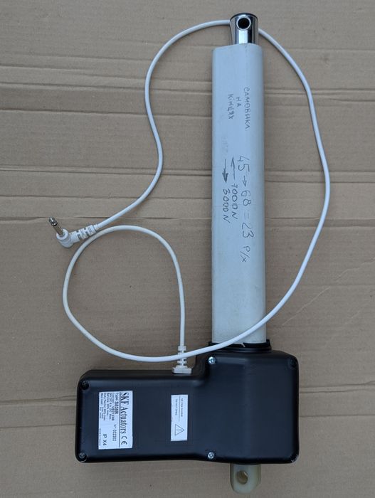 Лінійні  актуатори SKF actuators DC 24V з навантаженням до 7000N, європейська якість