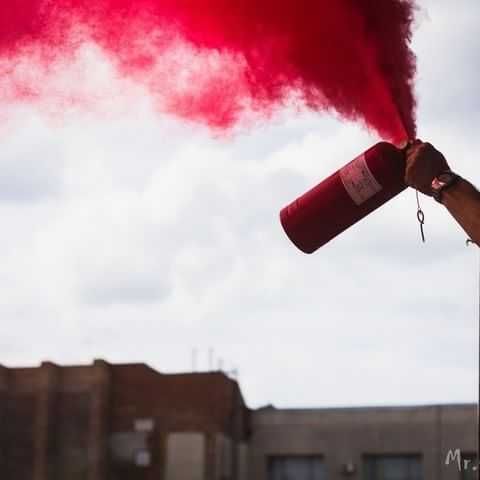 Балон з Фарбою для Gender Party, балон для гендер паті, дим і хлопавки