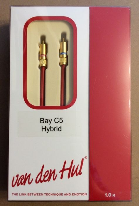 * The Bay C5 Hybrid Van Den Hul vdh interkonekt stereo analogowy