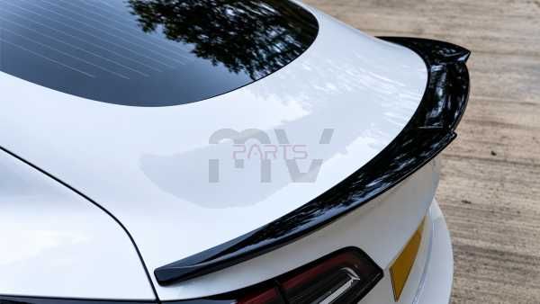 Conjunto Tesla Model 3 Spoiler, Aileron, Laminas e Difusor