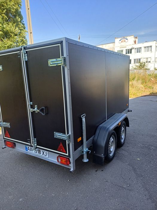 Причіп: причеп фургон 3200×1560×2000. Авто прицеп посилений легковий.