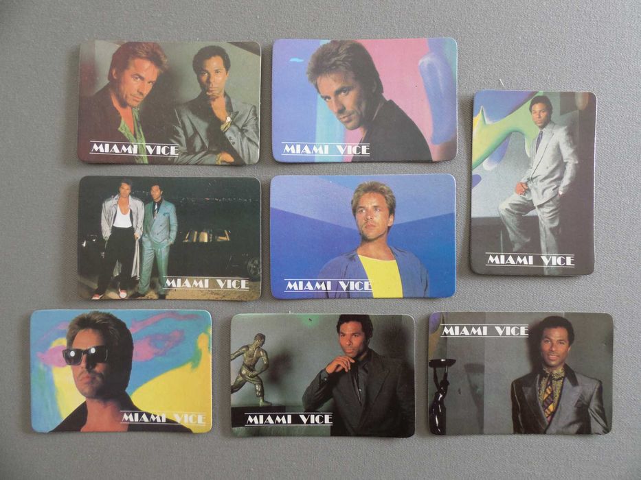Calendários Miami Vice e Desenhos Animados