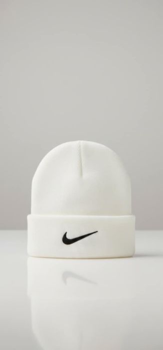 Czapka nike biala czarna męska damska zimowa