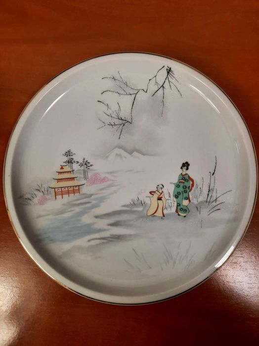 Vista Alegre Oriental Collection Plate, Numbered (No. 37)
