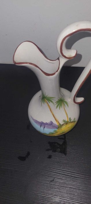 Jarra/Bilha Decorativa em Cerâmica Vieira - Pintada à Mão