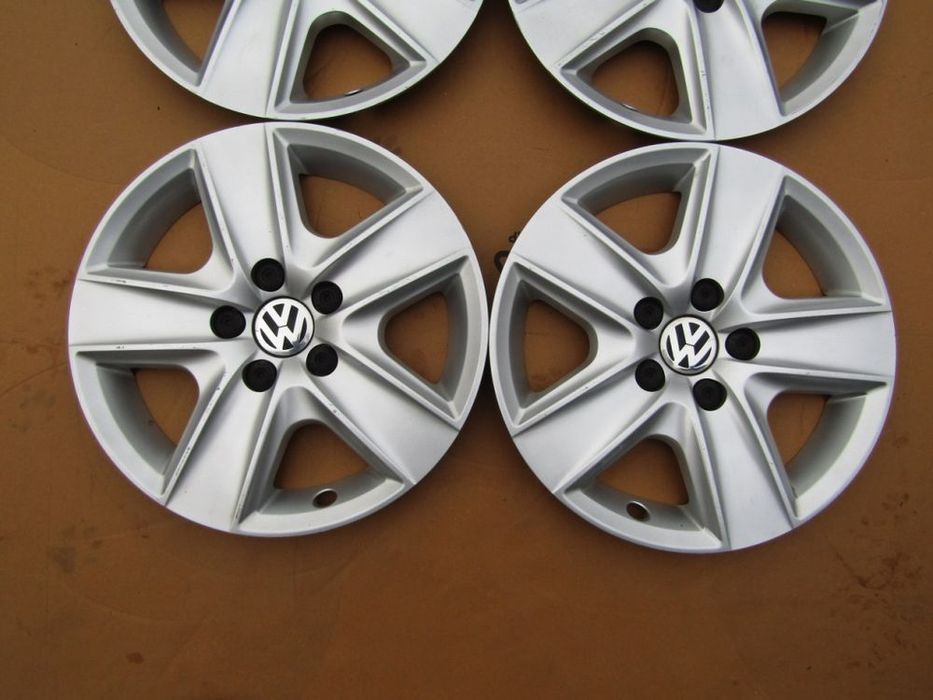 1x kołpak 16 strukturalny vw golf v vi vii passat caddy touran 5x112 ładny
