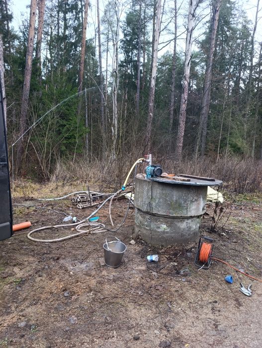 Czyszczenie, pogłębianie studni.