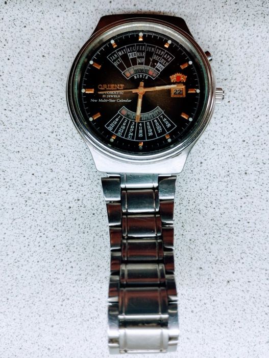 Наручные мужские часы ORIENT  MULTI YEAR CALENDAR, не  находу