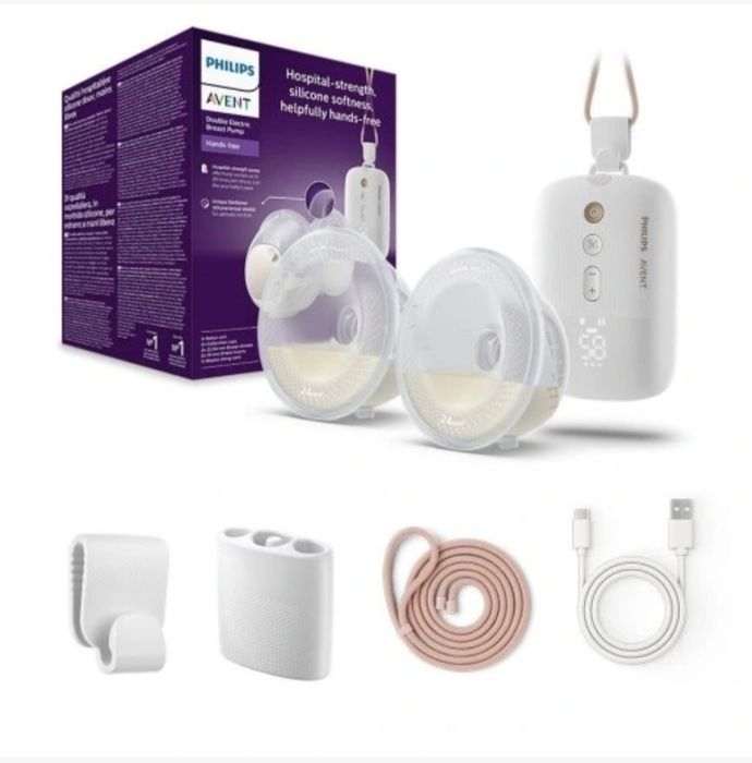 Philips Avent Podwójny Laktator elektryczny samonośny SkinSense SCF532