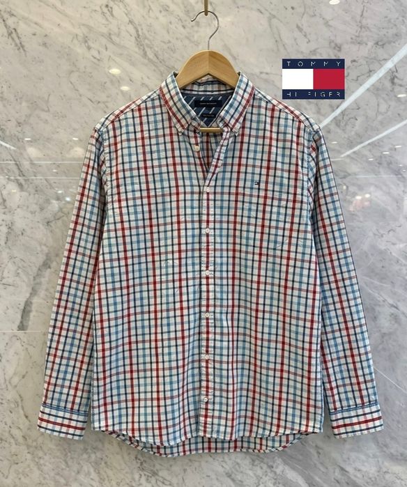 Koszula Tommy Hilfiger 5XL w kratę old money preppy