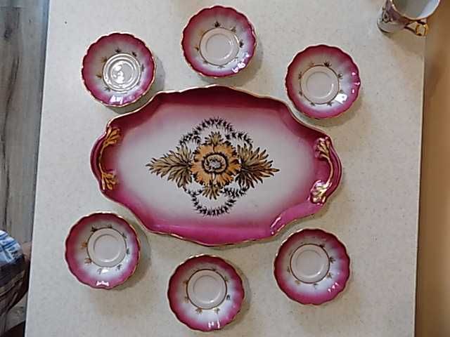 Сервиз Кофейный на 6 персон СССР Цветок Коростень фарфор