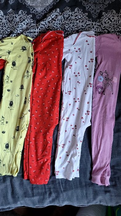 Pajace piżamki bez stópek 86-92