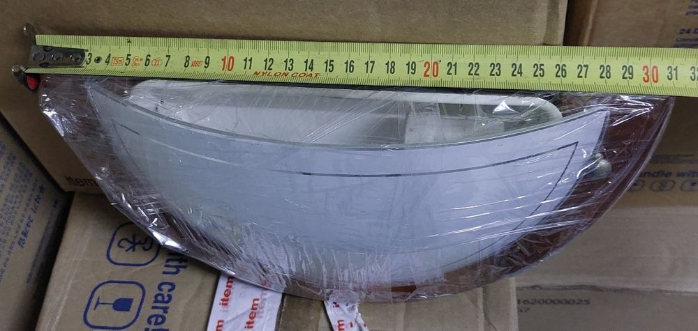 1 candeeiro meia- lua