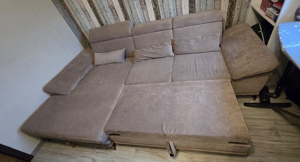 Narożnik duzy z funkcją spania