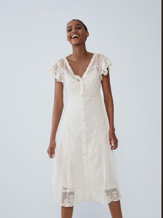 Сукня Zara у рустикальному стилі, розмір S