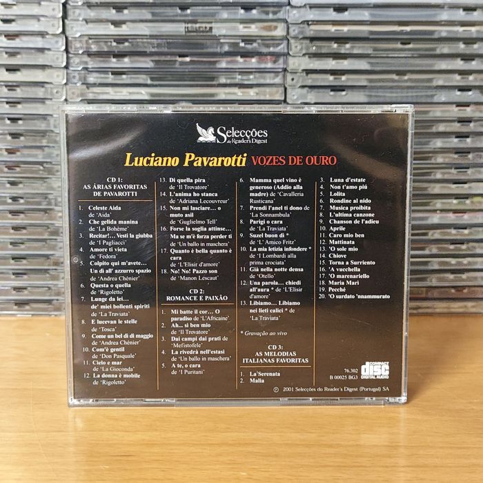 Luciano Pavarotti Vozes De Ouro