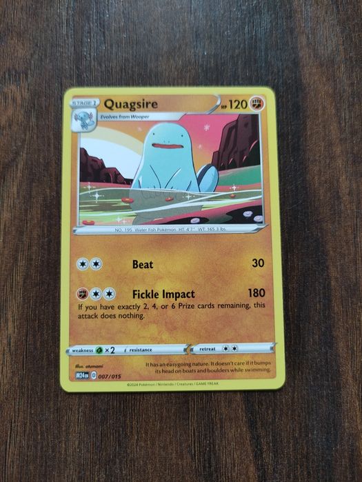 Karta Pokémon Quagsire Dragon Discovery
