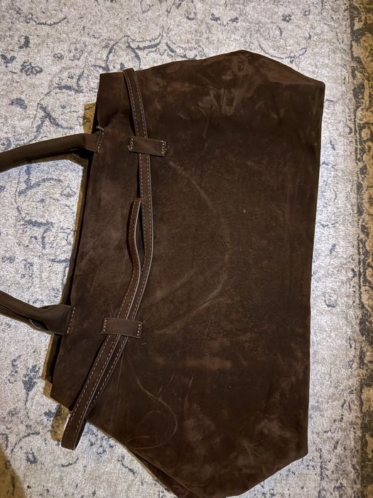 Torebka zamsz kolor czekolada