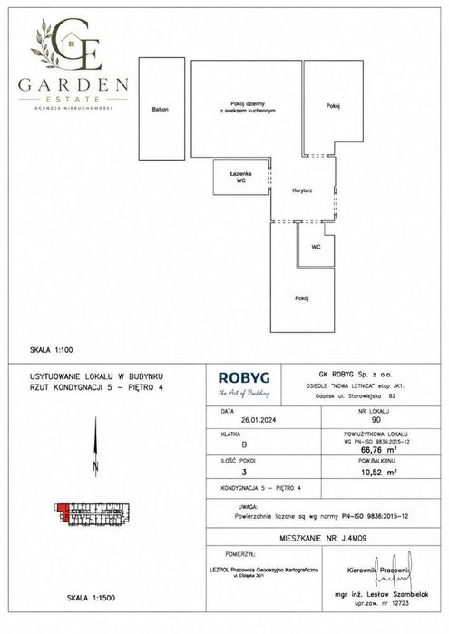 Wyjątkowy Apartament Z Tarasem | Gdańsk Letnica