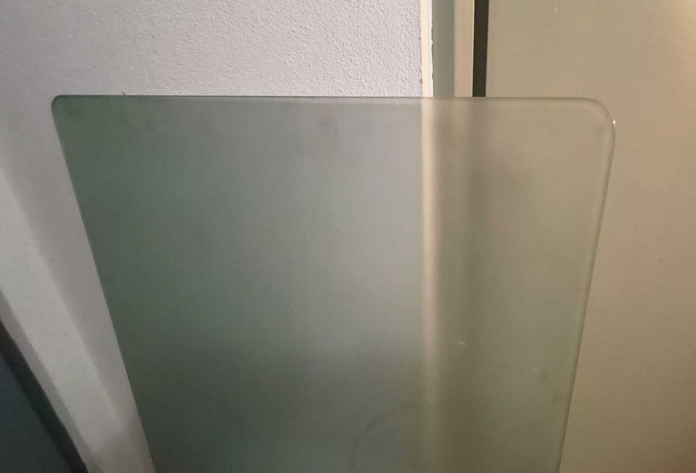 Desk with Glass Top and Trestles64730208829186122