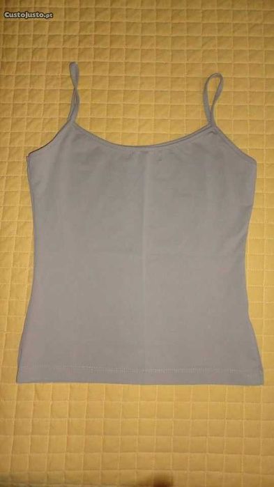 Top de senhora bege Zara Basics