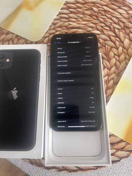 Iphone 11 64 GB czarny