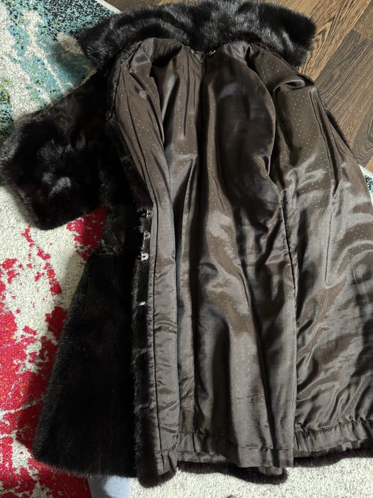 Норкова дизайнерська шуба S Італія
