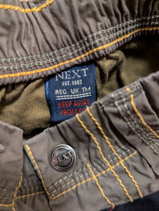 Spodnie dziecięce 80–86 – H&M i Next, bardzo dobry stan