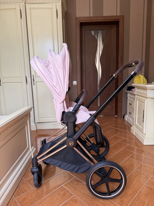 Коляска Cybex Priam 4.0 Rosegold Peach Pink